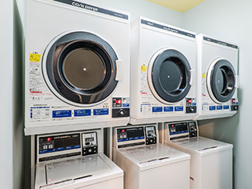 写真：コインランドリー